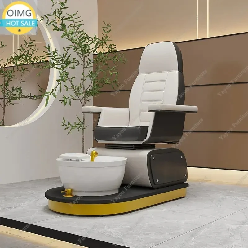 Modern Design Pedicure Chairs Pipeless Magnetic Jet with Pump Drain Beauty Salon Foot Relax Pedicure Chair