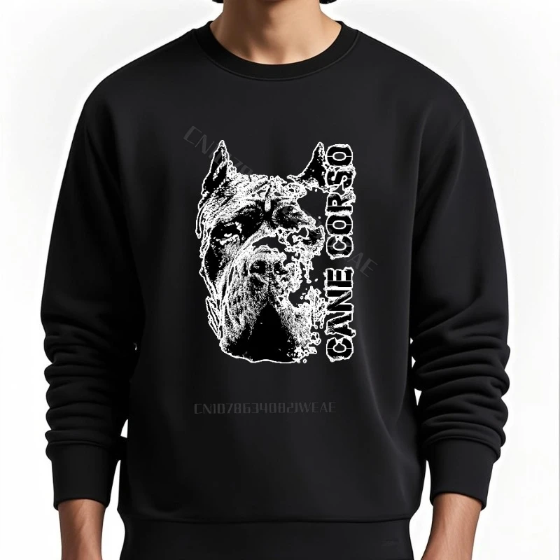 رجل هوديي مطبوعة كبيرة الحجم هوديس قصب كورسو الكلب التصميم الجرافيكي الربيع كل يوم هوديي الهيب هوب الربيع استرخاء صالح هوديس #1