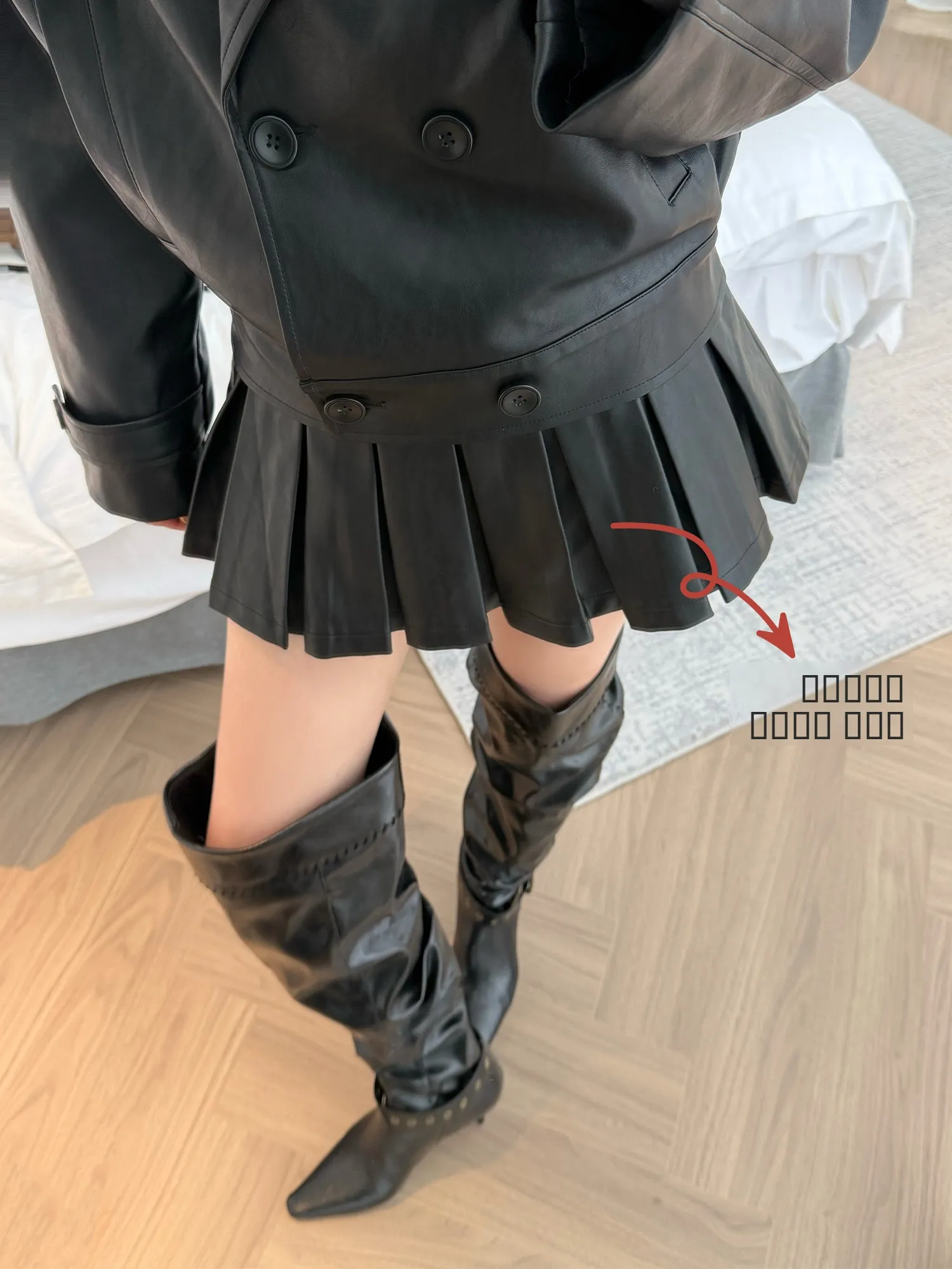 

Юбка с высокой талией, плиссированная, кожаная, сексуальная, для девушек, в стиле Pure Desire, LADIES FIRST, повседневная, из полиэфирного волокна, для работы и отдыха.