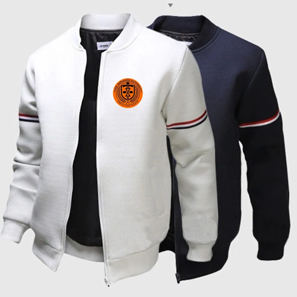 

LOKI VARIANT 2024 Mens Casual Baseball Uniforms Jacket Bomber Jackets Sport Zipper Coats Stand Collar Long Sleeve Streetwear