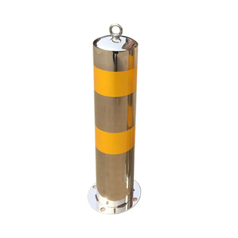 KOOJN Traffic Isolation Pile Anti-collision Column Road Pile Fixation Stainless Steel Warning Column