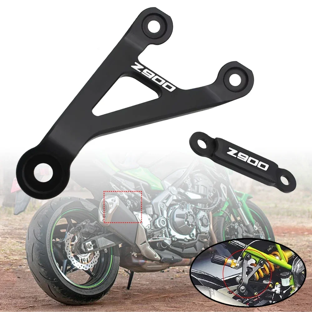 

Fit For Kawasaki Z900 Z 900 2017-2023 2022 Exhaust Bracket Holder Hanger Motorcycle Accessories Rear Foot Rest Blanking Plate