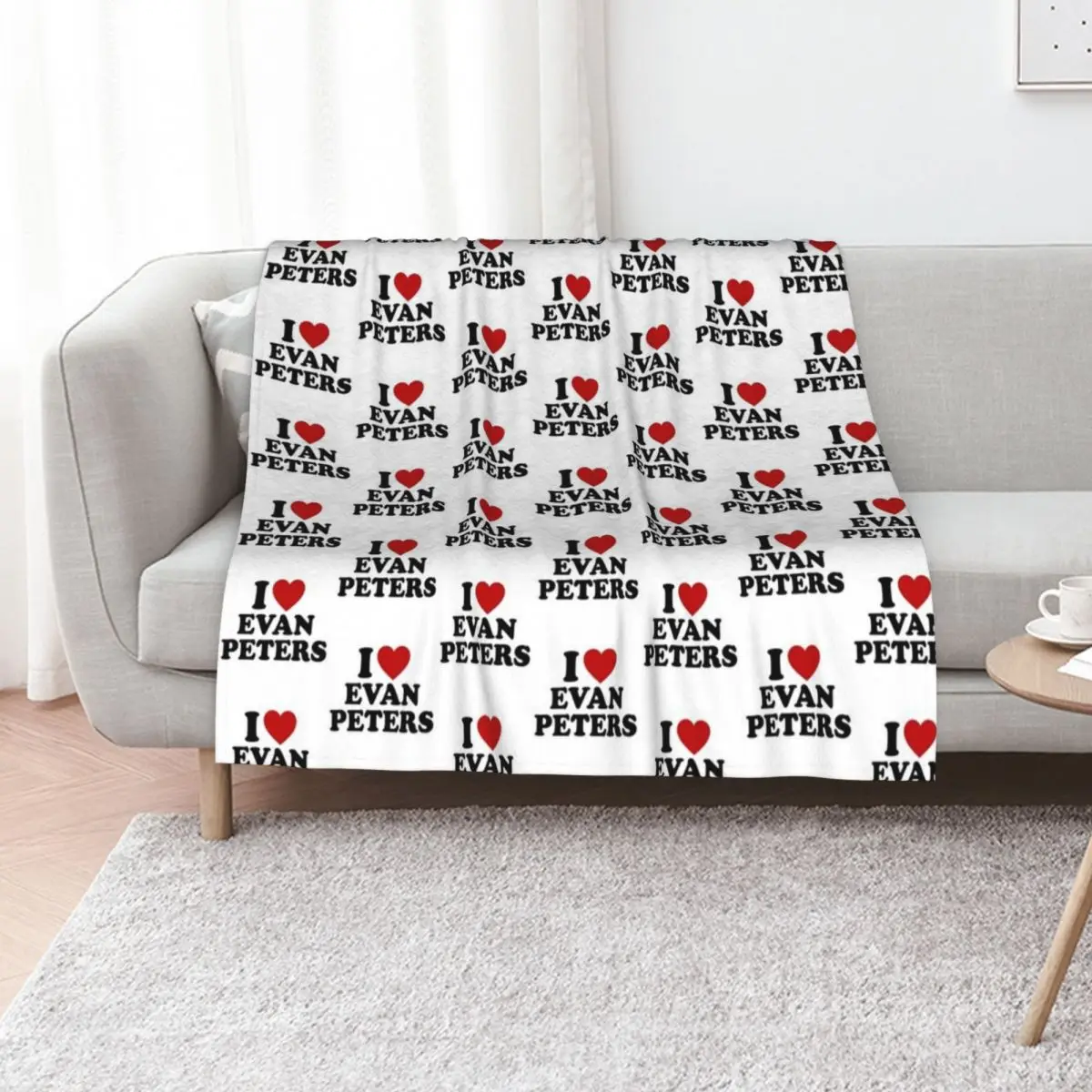 Evan Peters design Throw Blanket Kid'S Thermals For Travel Shaggy Sofa Throw halloween Luxury Thicken Blankets