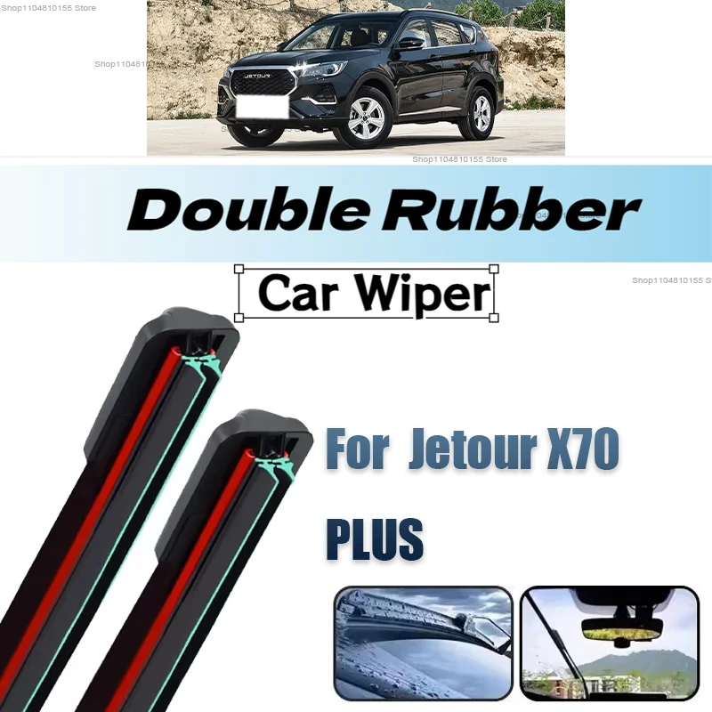 

3PCS Car Wiper for Jetour X70 Plus 2021-2024 Front Rear Windshield
