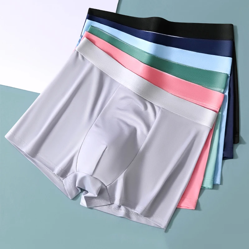 Weiche Herren Boxershorts atmungsaktive sportliche Boxer Sport Boxer Mann sexy Männer Unterwäsche Herren quadratische Höschen Shorts Unterwäsche