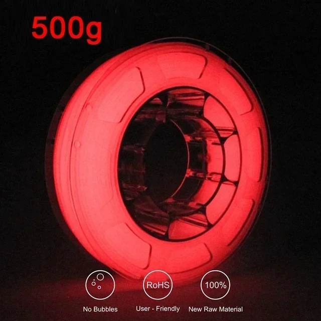 

Luminous TPU Glowing In The Dark 1.75mm 3D Printer Filament Sublimation Material for 3d Printing Glow