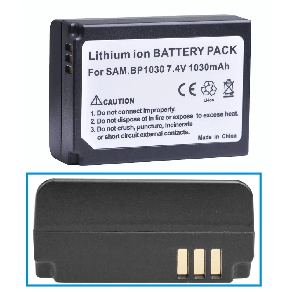 BP-1030 Battery / DC124 Charger Compatible with Samsung NX200 NX210 NX300 NX-300M NX1000 NX1100 NX2000 Camera as BP-1130