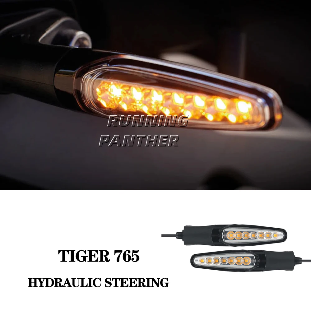 

New motorcycle part LED indicator light fluid steering suitable FOR Street Triple R RS Speed Triple 1200 RS Tiger 765 900 ﻿New