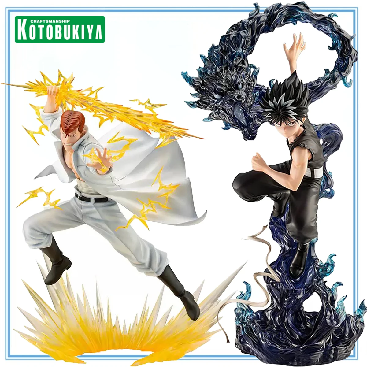 

100% оригинал в наличии Kotobukiya ARTFX J Yu Yu Hakusho Kuwabara Kazuma Hiei Ver. 2, коллекция аниме-фигурок, серия моделей игрушек