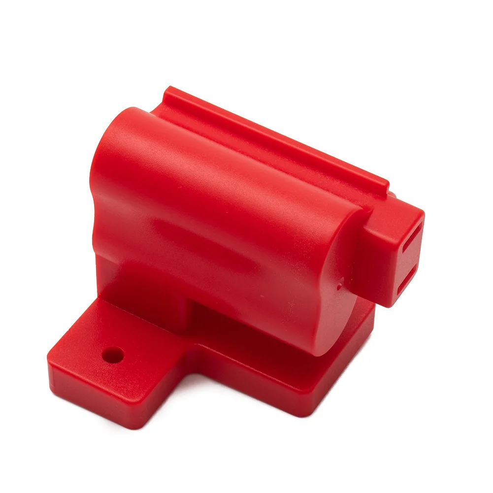 

1 Pcs Tool Holder Mount For M12 Tool Hanger With 3 Screws Red ABS+PC Bracket Fixed The Wall Power Tools Parts