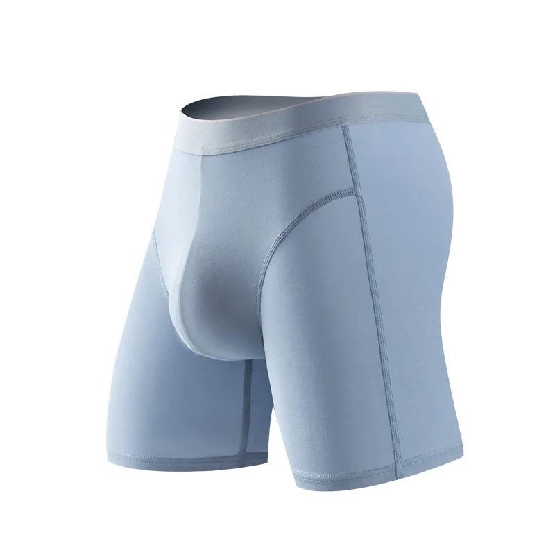 Sports panties men's modal extended solid color fashion boxers beach seaside DZF604