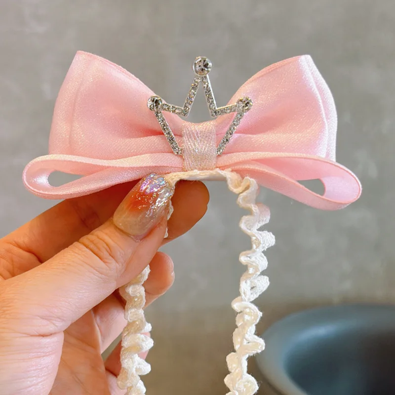 

Elastic Baby Headband 3D Crown Bow Newborn Infant Girl Hair Accessory Soft Stretchy Breathable for Photography Cute Comfortable
