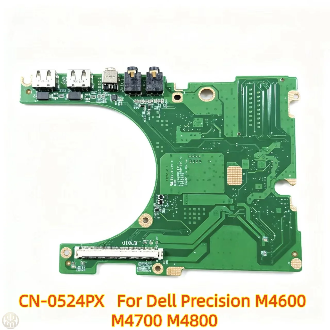 Hulics Used CN-0524PX 0524PX USB Audio SD Card Reader Firewire IO Board For Dell Precision M4600 M4700 M4800 Replacement