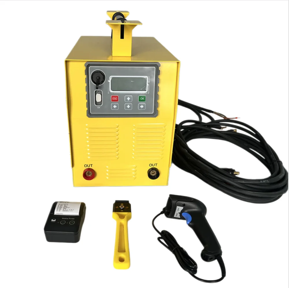 CE Certification 20-630mm WDE630 Electrofusion Welding Machine 380V 40-65Hz 2 Years Warranty USB Read Multy Language Operation