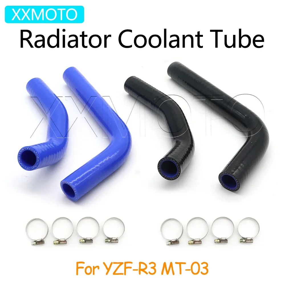 

For Yamaha YZF-R3 MT-03 YZFR3 MT03 Motorcycle Radiator Hoses Water Coolant Tube Silicone Pipes YZF R3 MT 03 Accessories