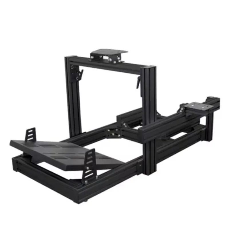 Aluminum Profile 4080 Game Driving Simulator Steering Wheel Sim Racing Chair Sim Rig DIY Sim Racing Cockpit  No Seat Bracket