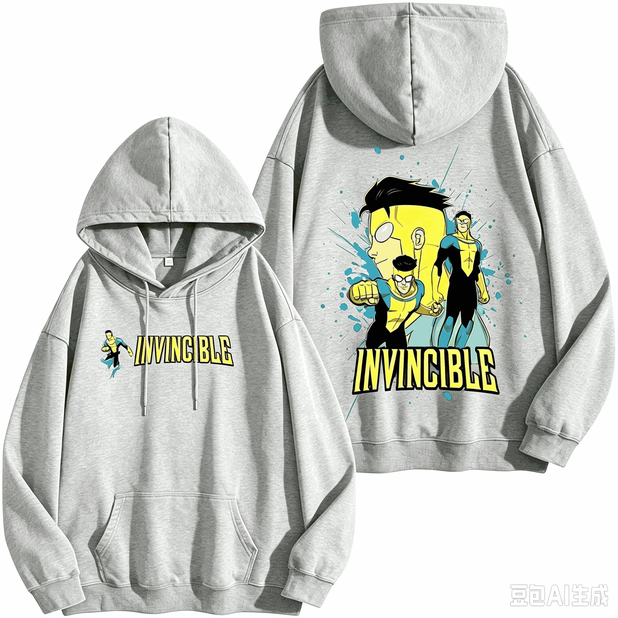Hot Sale The Anime Invincible Print Hoodie Y2K Men Women Retro Hip Hop Streetwear Sweatshirt Perfect for Commute & Loungewear