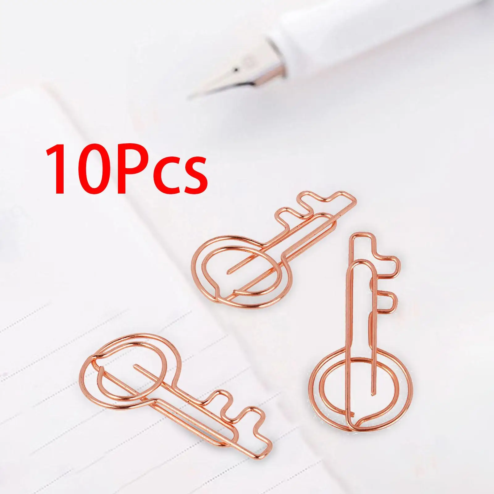 مشابك ورقية لمفتاح الكرتون ، إبداعية للمفكرة المحمولة ، إكسسوارات المكتب ، بطاقة دعوة الحزب ، 3x10x