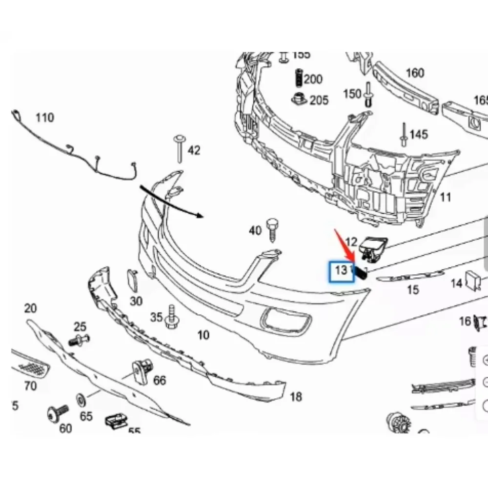 0009930314 Radiator cap spring and headlight washer cap spring for Mercedes-Benz GL, ML, W164, R, and W251 models