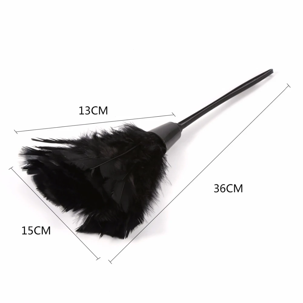 Multicolor Soft Turkey Feather Duster Household Home Cleaning Tools Long Handle Dust Brush for Furniture Car Clean