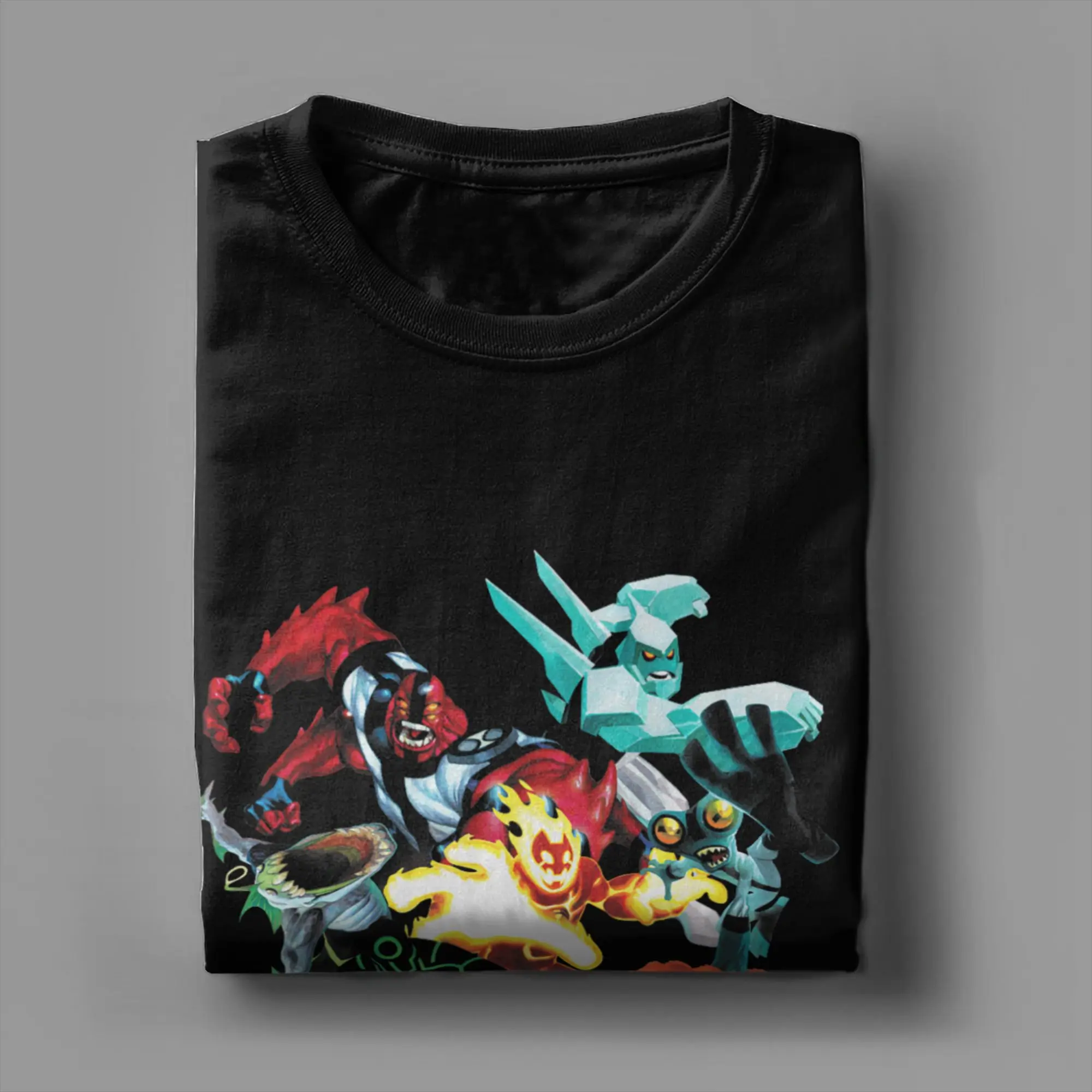 Ben 10 Alien  Cotton T Shirt For Men Summer  Vintage T-Shirts Comfortable Harajuku Tees Oversize Pattern Tops