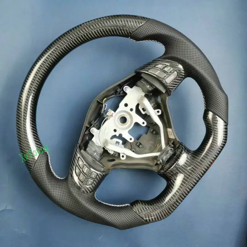 For Subaru Impreza Legacy WRX STI Forester Customized 100% Real Carbon Fiber Car Steering Wheel