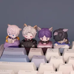 LOVE AND DEEP SPACE Thema Keycap 3D Hars RAFAYEL/SYLUS/XAVIER/ZAYNE Leuke aangepaste 1U Keycap voor mechanische toetsenbordaccessoires
