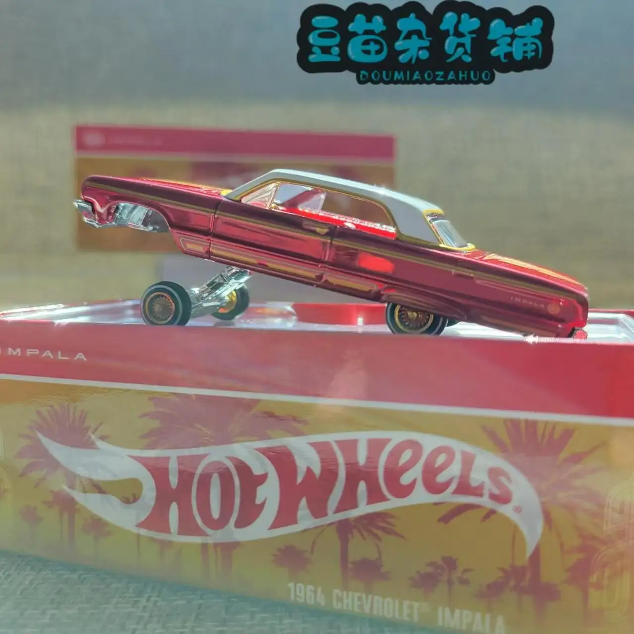 HOT WHEELS 1:64  impala jump-car Collection die cast alloy car model decoration gift