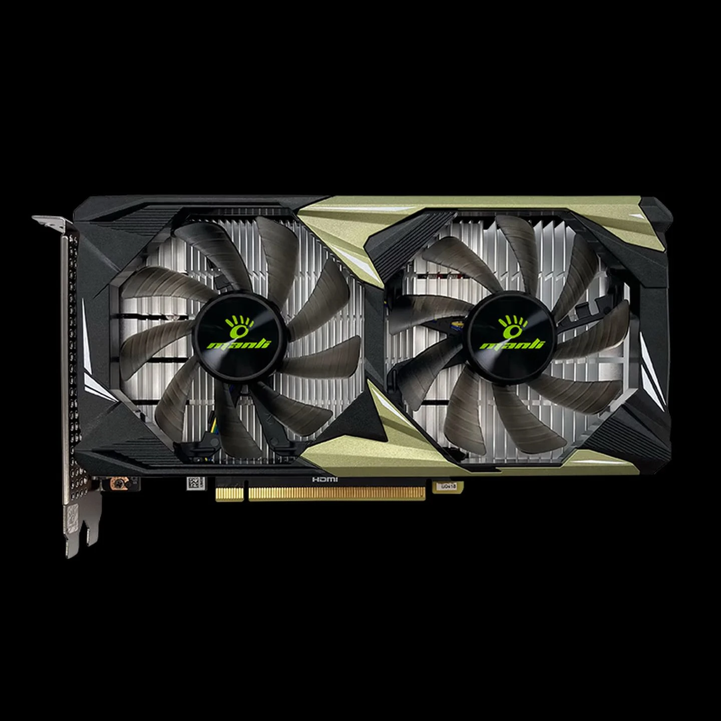 MANLI  GeForce RTX 3050 Nebula 6GB D6 Dual-Fan Gaming Desktop Independent New Graphics Card