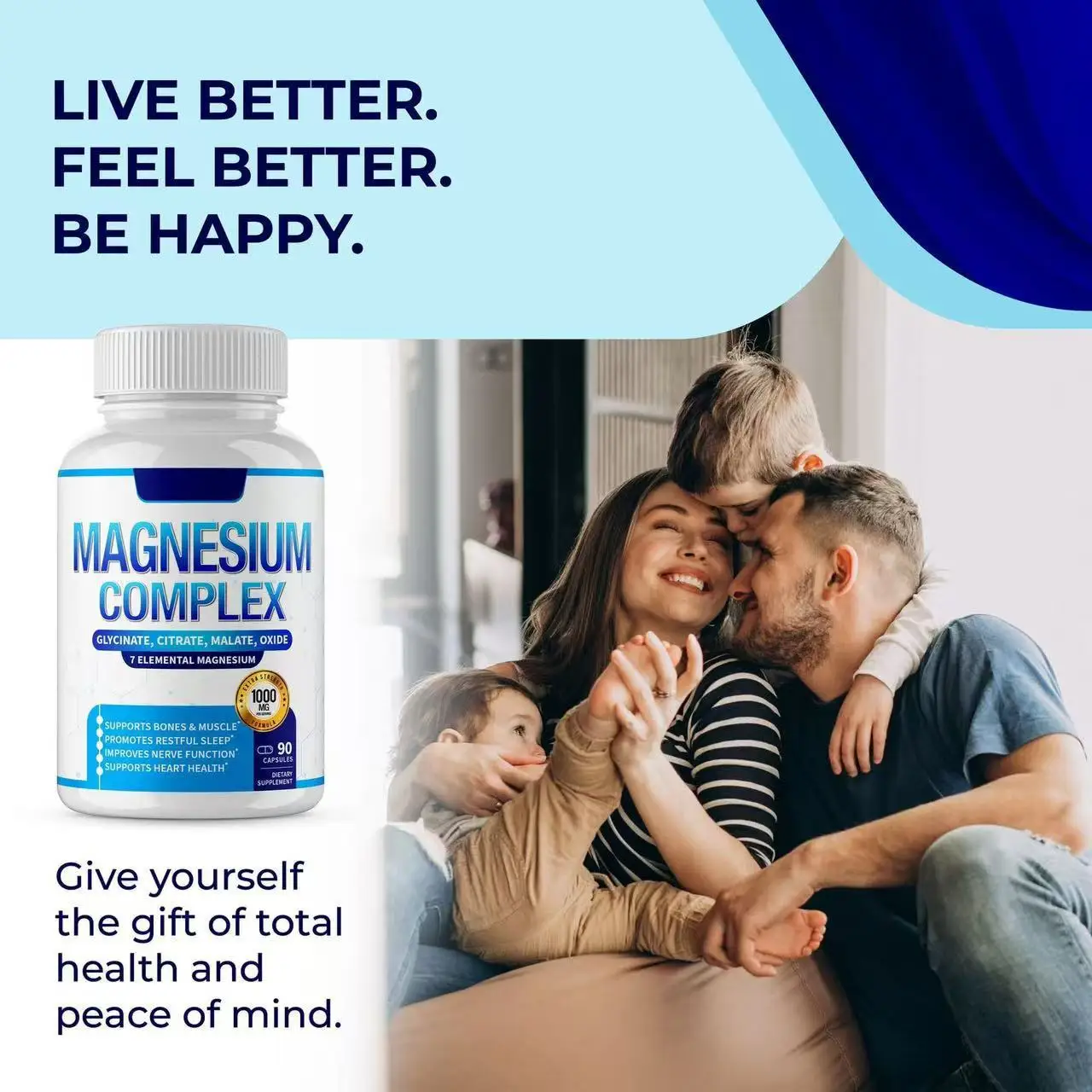 

Glycine magnesium complex capsules improve sleep quality, alleviate emotions, and support the nervous system