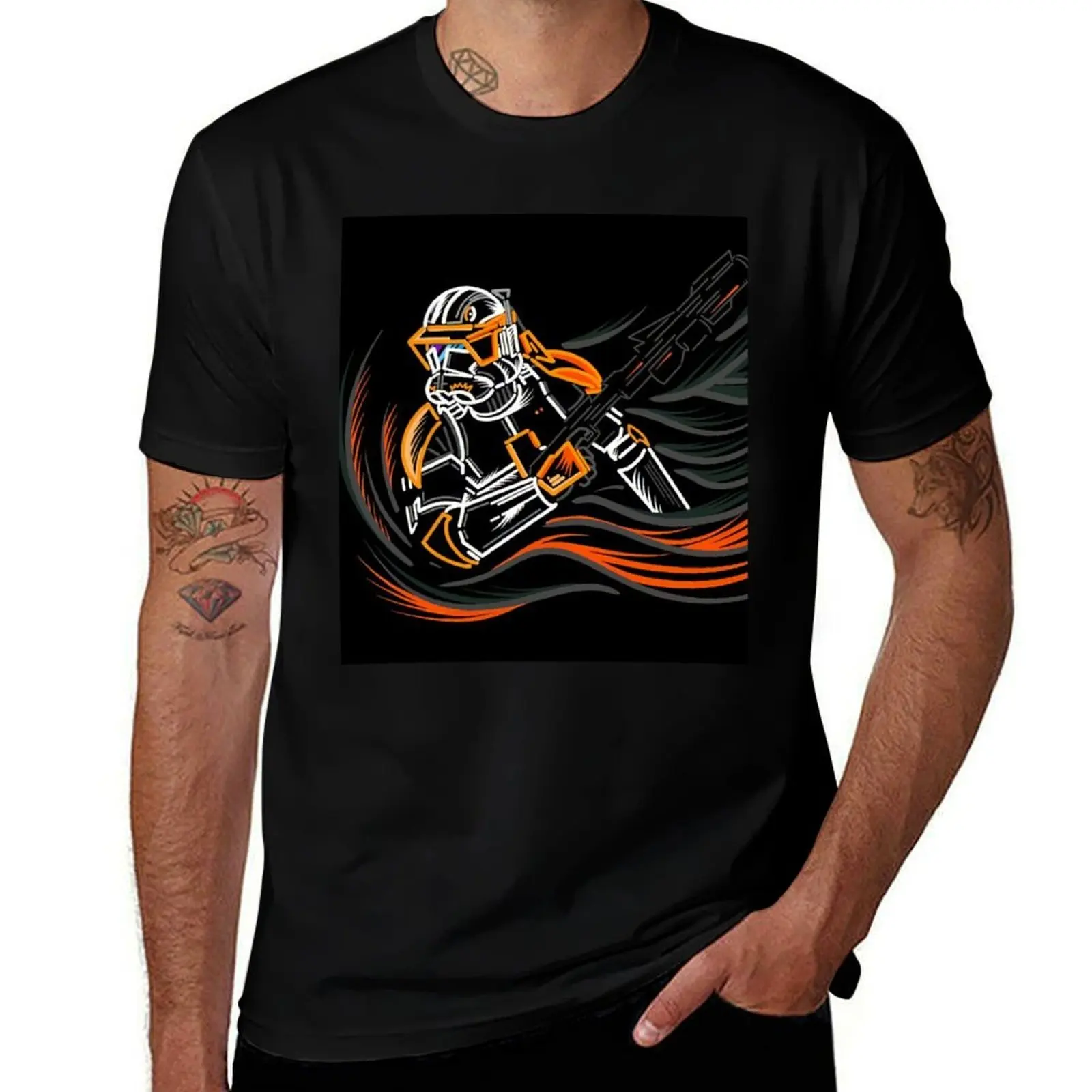 SW CW Cody 212th Battalion Minimalist Art T-Shirt Sporty Casual Quick Dry T-Shirt