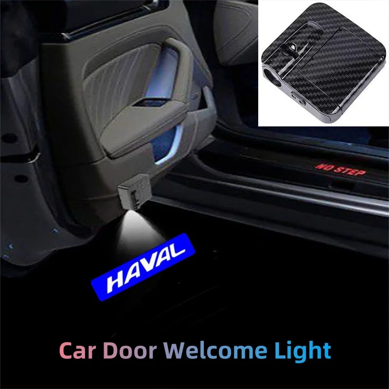 

2pcs Fit For Haval H9 H8 H6 F7 F7x H2 All Cars Models LED Car Door Welcome Light Projector Ghost Shadow Lighting Courtesy Lamp