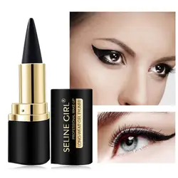 Eyeliner Pencil Solid Eyeliner Cream Matte Eyeliner Waterproof Black Silver Brown Eye Liner Pen Make Up For Women Cosmetics G3K9