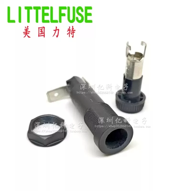 1pcs 03453LF7H imported Lite 345 series 3AG fuse holder 20A 250V 6x30 fuse tube holder UL