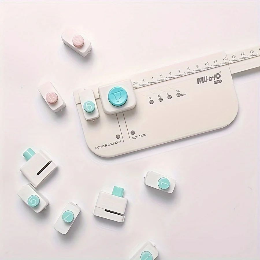 1pc divider line round corner DIY production board, multi-function divider page,DIY bookmark index tag punch - office