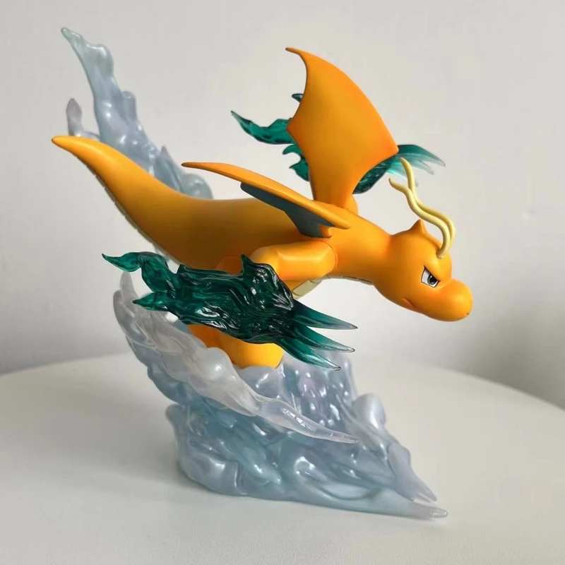 17cm Pokemon Dragonite Dragon Claw Anime Figurka Model Gk Statua Dzieci Kolekcja Dekoracja Pulpitu Ozdoba Zabawki Prezenty