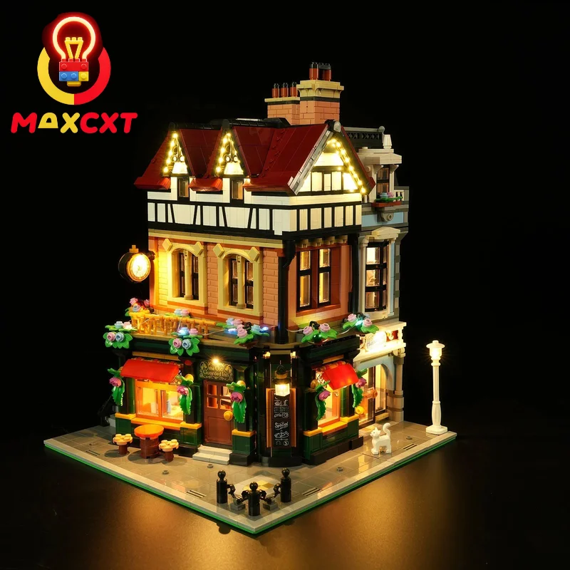 

MAXCXT LED Light For LEGO 10350 Tudor Corner DIY Decorative Lamp With Battery Box (Not Include Lego Building Blocks Set ﻿）