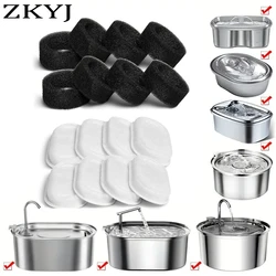 Replacement Filters for Cat Water Fountain Stainless Steel Dispenser Feeders Pet Water Fountain Activated Carbon Replaced Filter