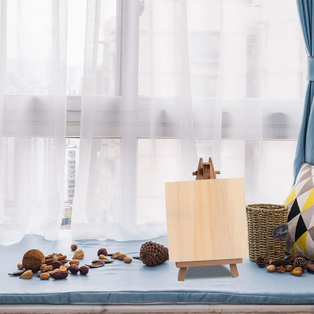 

8Pcs Natural Wooden Picture Frames for DIY Enthusiasts Customizable with Clay and Pearl Mud for