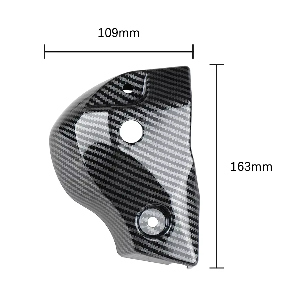 دراجة نارية الفرامل مضخة حماية ديكور الحرس ألياف الكربون لهوندا XADV 750 2017-2024 سطح خلفي غطاء الفرجار الخلفي #4