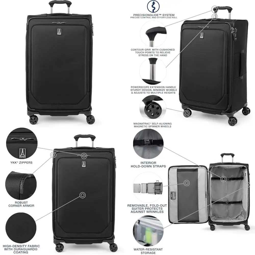 Lightweight Expandable 8-Wheel Spinner Suitcase TSA Lock Unisex Luggage for Travel and Business