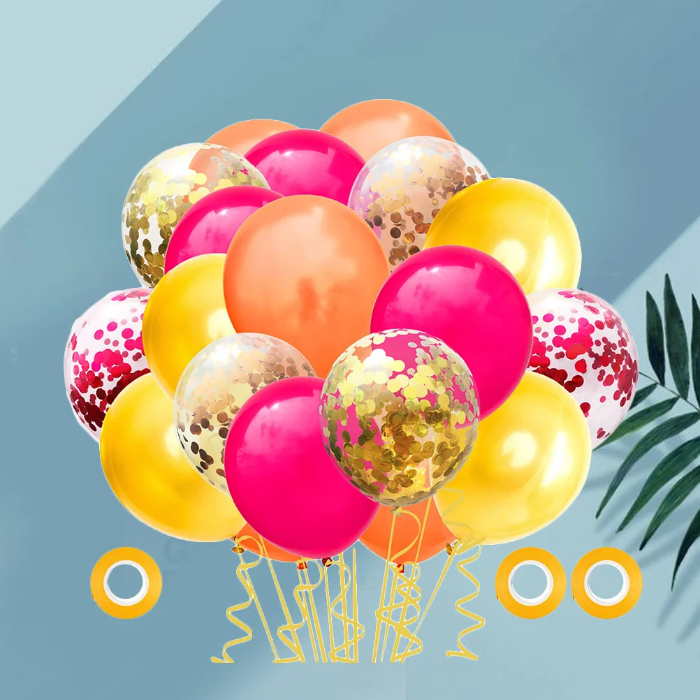 

Colorful Confetti Latex Balloons Set Birthday Party Decorations Reusable Premium Material Festive Atmosphere Balloon