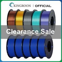 Official KINGROON 3D Printer Filament Red Blue PLA PETG ABS SILK Dual Color Filament 1.75mm, Clearance Sale & Big Save Promotion