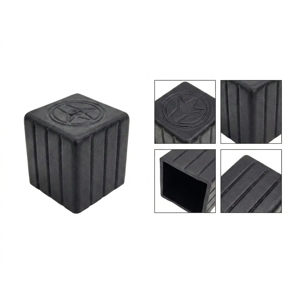 4pcs Fitness Equipment Square End Cap Foot Cover Protectors Gym Accessories Portable Fitness Equipment