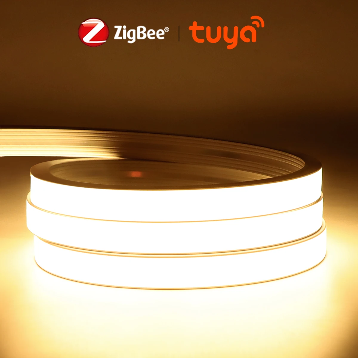 ZigBee COB LED Strip 5V USB Tuya Wifi Smart Dimmer Switch Neon Lights With Dimmable LED Controller Halloween Christmas Decoratio