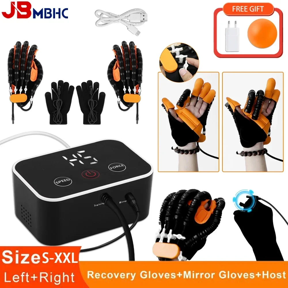 Hemiplegia Rehabilitation Hand Rehabilitation Robot Gloves Stroke Finger Training Massage Gloves Hand Function Recovery Device