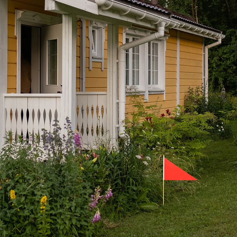 8 قطعة علامة للحديقة الخيزران البوليستر دائم مسح أعلام حديقة ساحة الري الكلب التدريب المناظر الطبيعية الرش التخييم #2