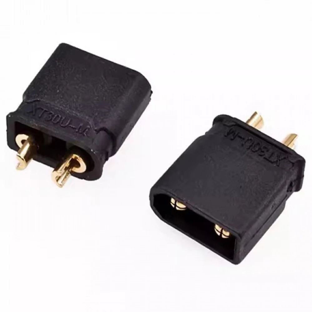 5Pair XT30U-M/F Male Female Bullet Connector DC500V 30A Charging Plug for RC Multi Axis Aircraft Fixed Wing Lipo Battery ESC