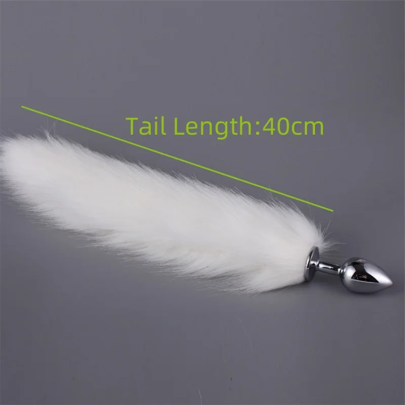 5 Sizes Metal Butt Plug Fetish Fox Tail Intimate Toys Bdsm Anal Extender Dilator Sex Shop Products Erotic Games Goods For Adults