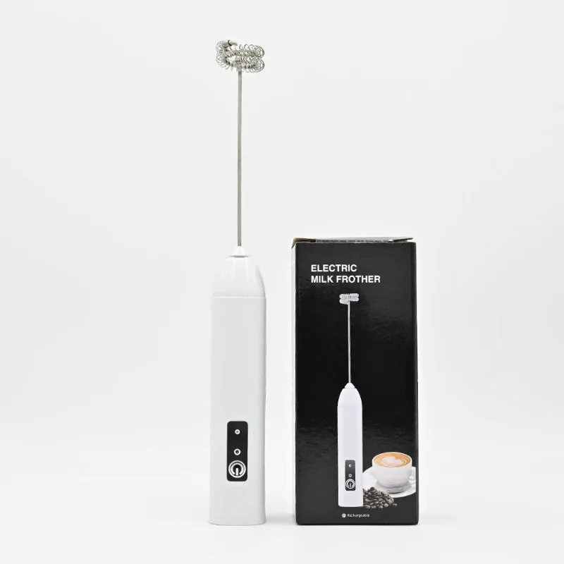 Electric Coffee Milk Foaming Mixer Coffee Creamer Whisk Handheld Egg Beater Froth Mixer Kitchen Automatic Kitchen Whisk Tools view 3